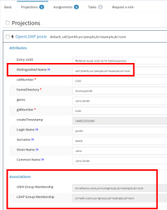 Extended LDAP account with posixAccount attributes and group membership, result in midPoint