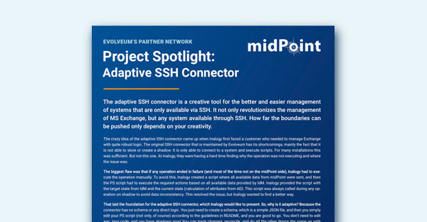 Project Spotlight: Adaptive SSH Connector