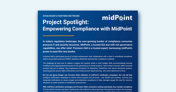 Project Spotlight: Empowering Compliance with MidPoint